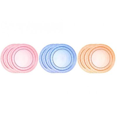 Tommee Tippee Basics etetőtányér 3db-os - kék
