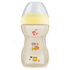 MAM Ivást tanító pohár 270 ml - sárga