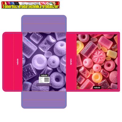 Füzetbox, A5, Candy, Nebulo