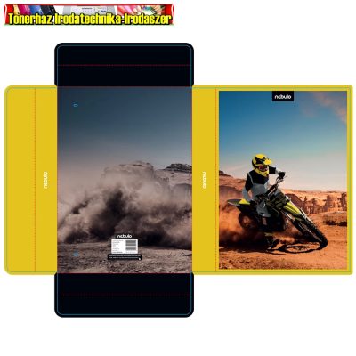 Füzetbox, A4, Motorcross, Nebulo
