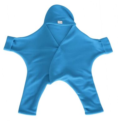 Nyitott törölköző - Egyszínű kiscsillag (56-100 cm) - kék