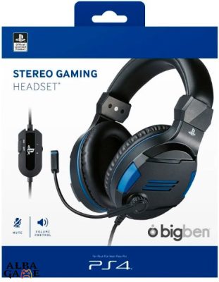BIGBEN STEREO GAMING HEADSET FOR PS4/PS5 - HASZNÁLT