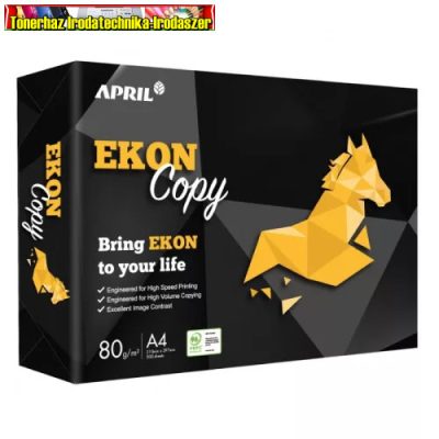 APRIL Ekon Copy fehér, famentes minőségi irodai papír 80gr A/4 500ív/cs (CIE 150) Made in Indonézia