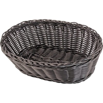 Gredil Kenyérkosár, 255x180x80 mm – Mosogatógépben Mosható Polipropilén, Fekete