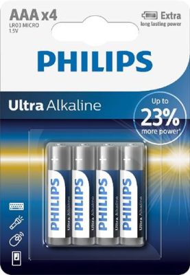 Philips Ultra Alkaline B4 AAA mikro E92 4 db (12/karton)