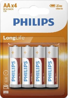 Philips LongLife B4 AA ceruza E91 4 db (12/karton)