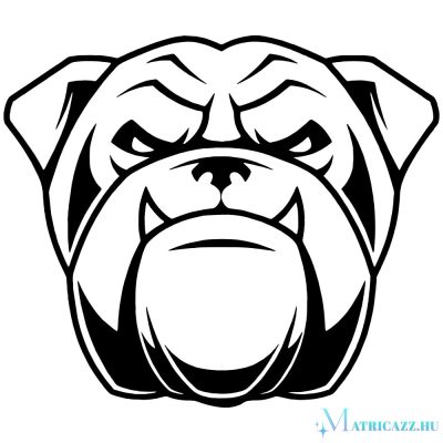 Angol bulldog matrica 9