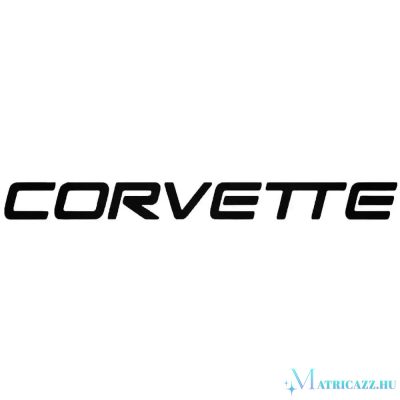 Corvette embléma matrica 