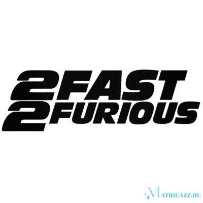 2Fast2Furious - Szélvédő matrica