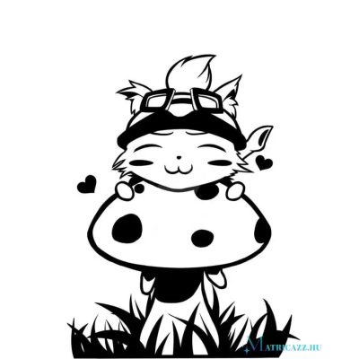Teemo League of Legends matrica