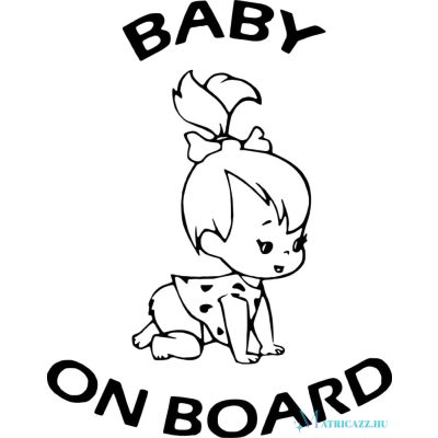 Baby on Board Flinstones autómatrica