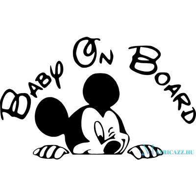 Mickey Egér Baby on Board autómatrica