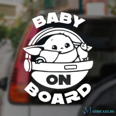 Baby Yoda "1" matrica