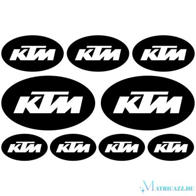 KTM logók matrica szett