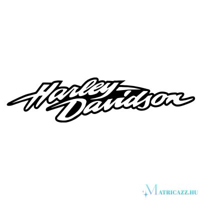 Harley felirat "1" matrica