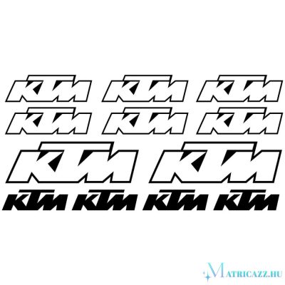 KTM matrica szett