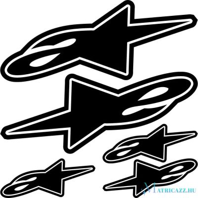 Alpinestars "1" szponzor matrica szett