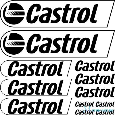 Castrol szponzor matrica szett