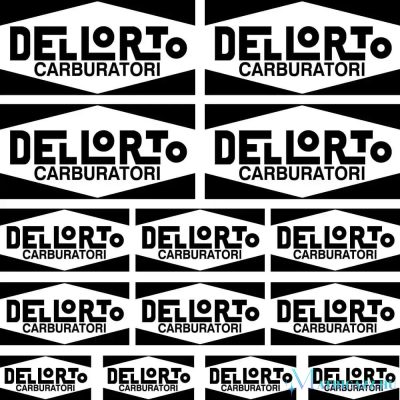 Dellorto szponzor matrica szett