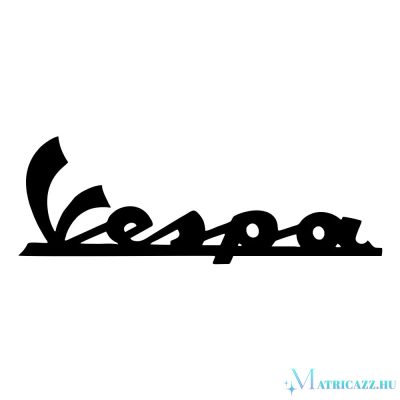 Aláhúzott Vespa matrica