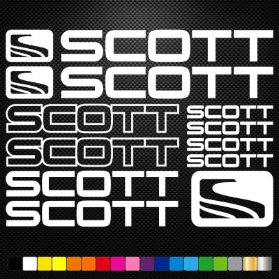 SCOTT Bicikli matrica szett