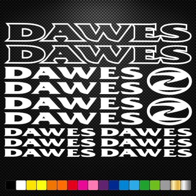 DAWES Bicikli matrica szett