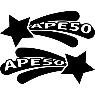 Honda APE50 matrica szett