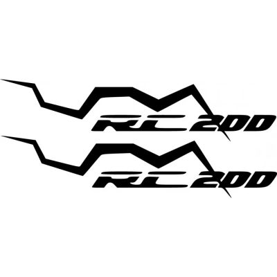 KTM Adventure RC200 matrica szett