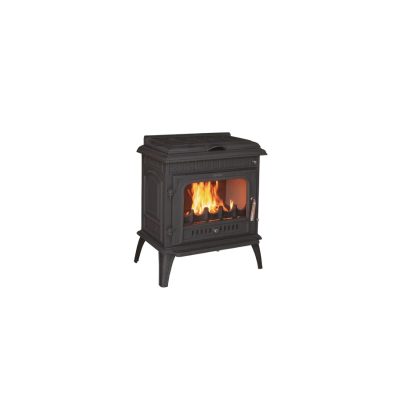WENTOREX Bolzano WS-D 14 öntöttvas fatüzelésű kályha főzőlappal (14 kW / matt fekete)