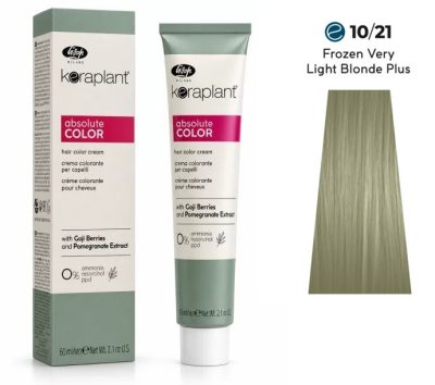 Lisap Keraplant Absolute Color ammónia-, PPD- és rezorcinmentes hajfesték 60ml, 10/21