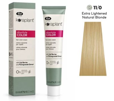 Lisap Keraplant Absolute Color ammónia-, PPD- és rezorcinmentes hajfesték 60ml, 11/0