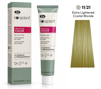Lisap Keraplant Absolute Color ammónia-, PPD- és rezorcinmentes hajfesték 60ml, 11/21