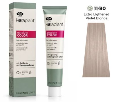 Lisap Keraplant Absolute Color ammónia-, PPD- és rezorcinmentes hajfesték 60ml, 11/80