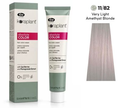 Lisap Keraplant Absolute Color ammónia-, PPD- és rezorcinmentes hajfesték 60ml, 11/82