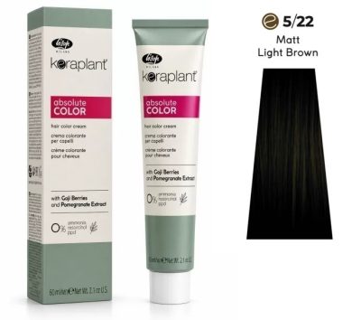 Lisap Keraplant Absolute Color ammónia-, PPD- és rezorcinmentes hajfesték 60ml, 5/22