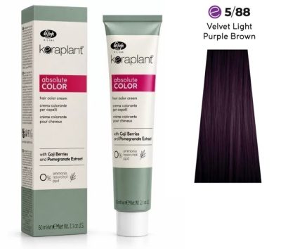 Lisap Keraplant Absolute Color ammónia-, PPD- és rezorcinmentes hajfesték 60ml, 5/88