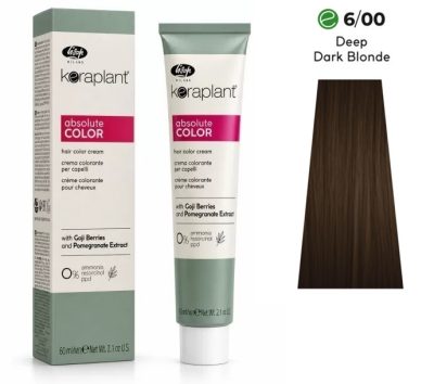 Lisap Keraplant Absolute Color ammónia-, PPD- és rezorcinmentes hajfesték 60ml, 6/00