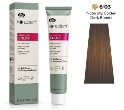 Lisap Keraplant Absolute Color ammónia-, PPD- és rezorcinmentes hajfesték 60ml, 6/03