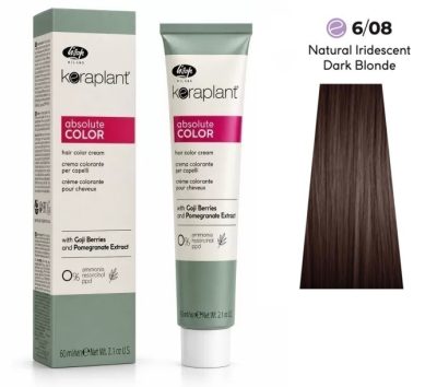Lisap Keraplant Absolute Color ammónia-, PPD- és rezorcinmentes hajfesték 60ml, 6/08