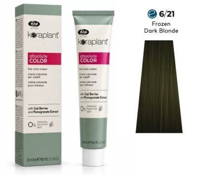 Lisap Keraplant Absolute Color ammónia-, PPD- és rezorcinmentes hajfesték 60ml, 6/21