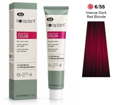 Lisap Keraplant Absolute Color ammónia-, PPD- és rezorcinmentes hajfesték 60ml, 6/55