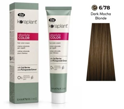 Lisap Keraplant Absolute Color ammónia-, PPD- és rezorcinmentes hajfesték 60ml, 6/78