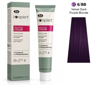 Lisap Keraplant Absolute Color ammónia-, PPD- és rezorcinmentes hajfesték 60ml, 6/88