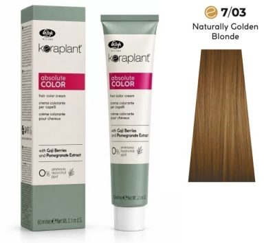 Lisap Keraplant Absolute Color ammónia-, PPD- és rezorcinmentes hajfesték 60ml, 7/03