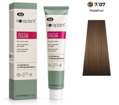 Lisap Keraplant Absolute Color ammónia-, PPD- és rezorcinmentes hajfesték 60ml, 7/07