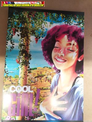 OPTIMUM A4 52 lapos kockás füzet A/4 Cool Girl (87-52,87-32) 