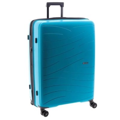 Feladható bővíthető bőrönd 20-32 kg L türkiz Flow Gladiator