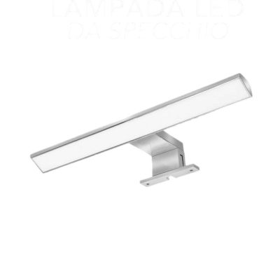UNIVERSO Falra és bútorra szerelhető tükörvilágítás 6w 490lm CCT.Kap IP44 300x100x45mm Króm