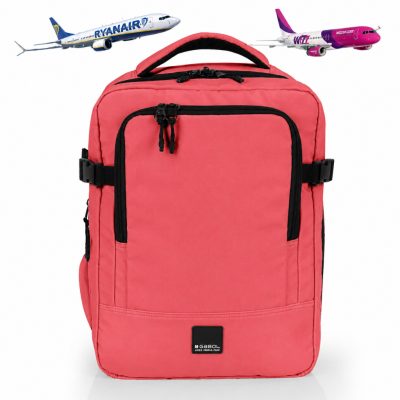 Hátizsák, kézipoggyász 40x30x20 Ryanair Wizzair bővíthető korall Gabol Vancouver