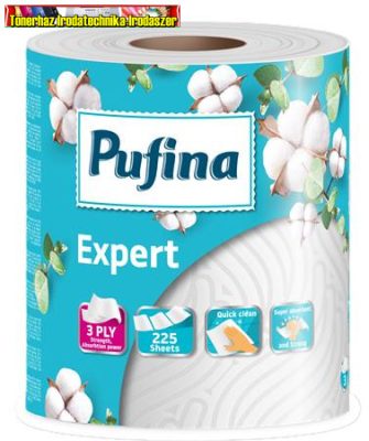 PUFINA Expert kéztörlő 3réteg 1tek 225lap /tek PP20639